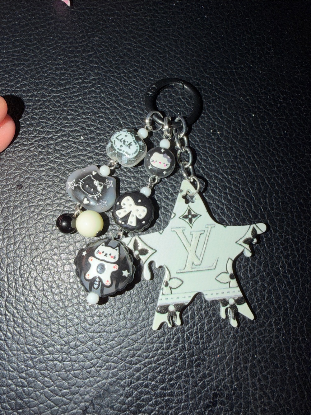skullpanda (LV DESIGNER)  bagcharm, keychain, phone charm